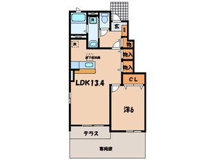 西尾駅 バス13分  徳永東下車：停歩3分 1階の物件間取画像